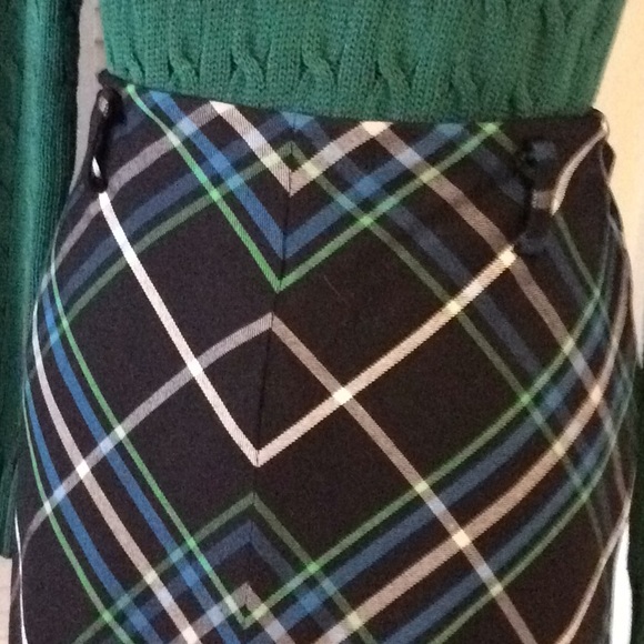 Nine & Company Petite by Nine West Plaid Skirt - Picture 4 of 7